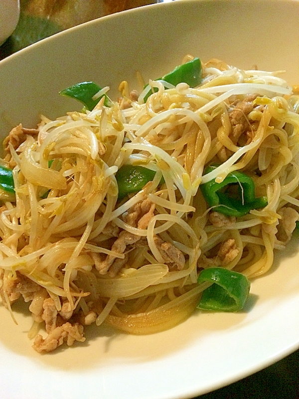 もやしたっぷり☆塩焼きそば