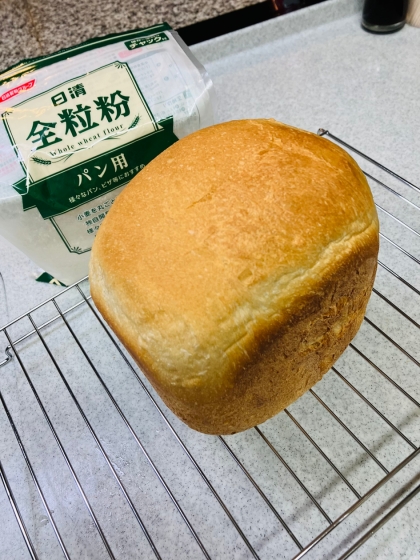 サクサク最強トースト～全粒粉と蜂蜜パン（HB利用）