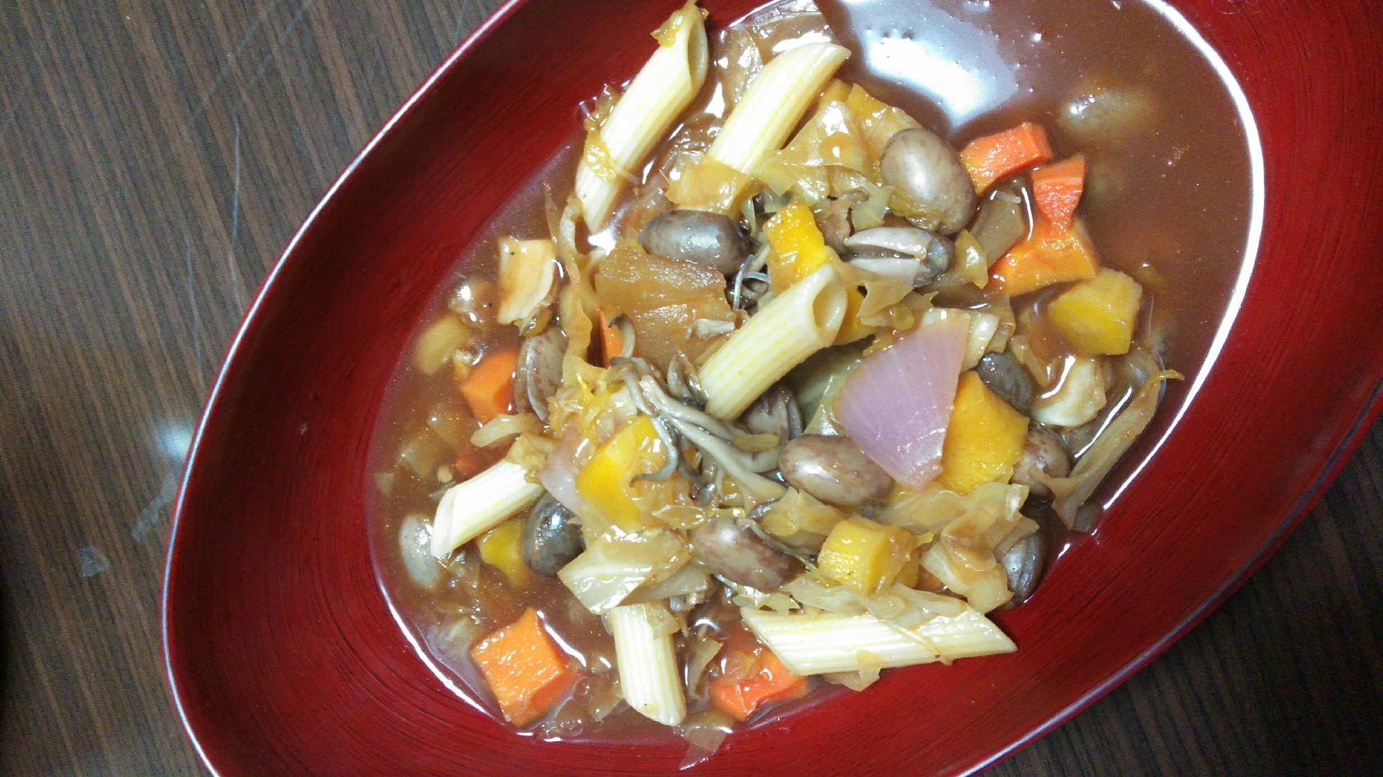ペンネ野菜スープ