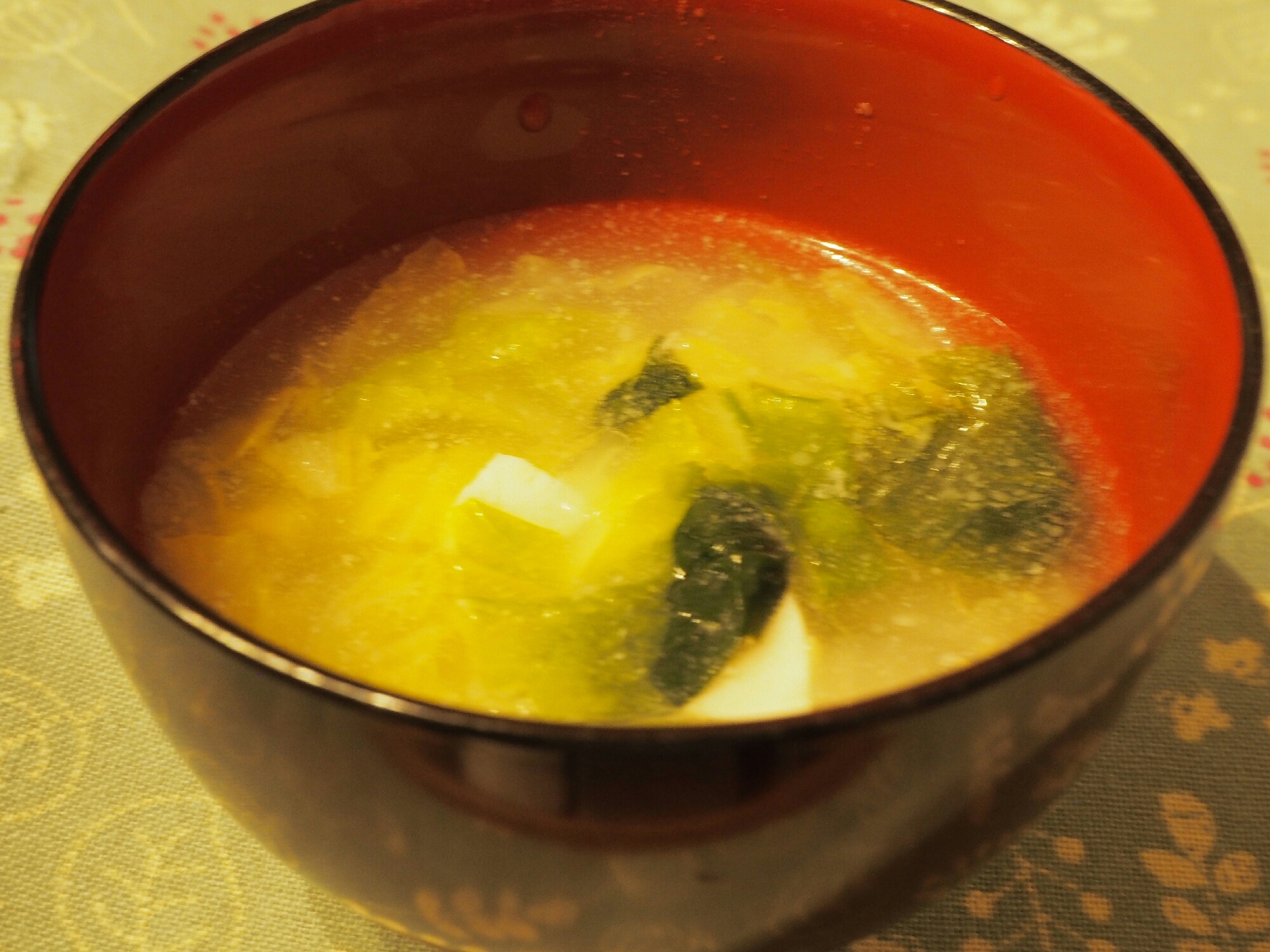 豆腐と白菜のスープ