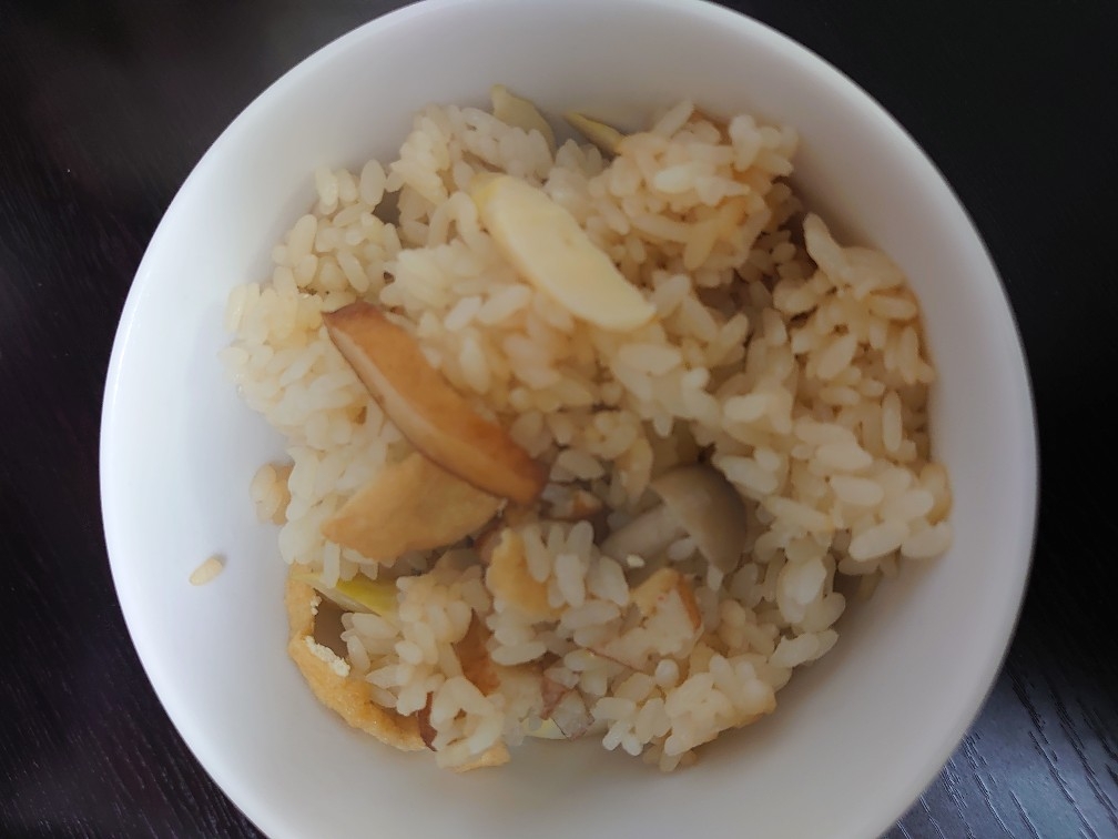 しめじ&さつま揚げ入り筍ご飯