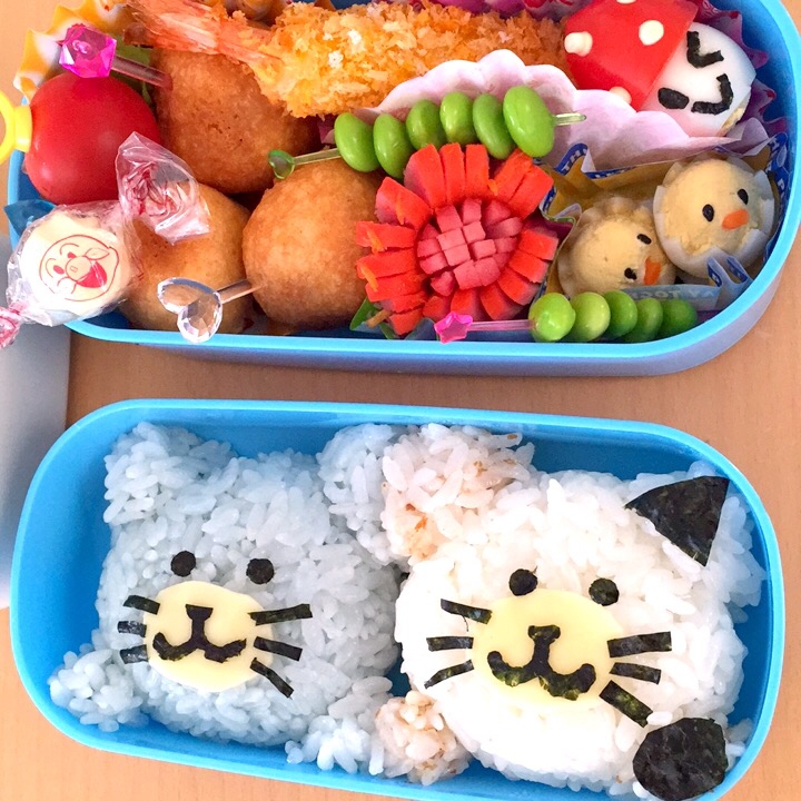 ネコちゃん弁当♪