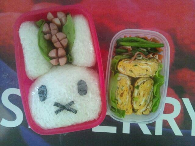 簡単 キャラ弁ミッフィーおにぎり レシピ 作り方 By 菜美eighter 楽天レシピ 簡単 キャラ弁ミッフィーおにぎり レシピ 作り方 By 菜美eighter 楽天レシピ