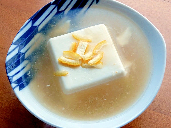 まな板なし！？江戸町人おつまみ❤豆腐の生姜汁♪