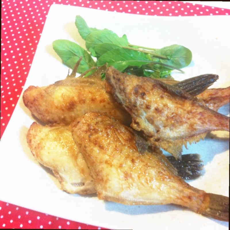 P's亭*かわはぎの唐揚げ