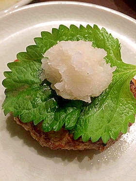 厚揚げ入りのハンバーグ