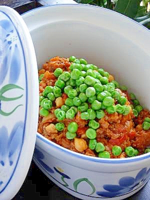 ひよこ豆で♪ドライカレー