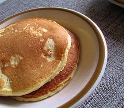 牛乳なし！豆腐ホットケーキ