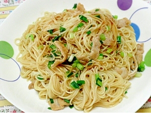 焼肉のそうめんチャンプルー