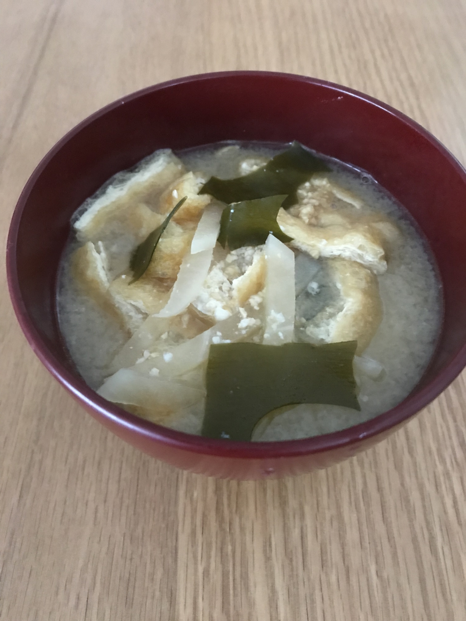 大根と油揚げ わかめのお味噌汁 レシピ 作り方 By みちゅみちゅ 楽天レシピ