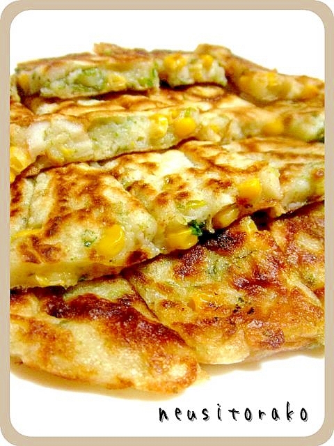 お好み焼き粉 チヂミ レシピ 作り方 By ねうしとら子 楽天レシピ