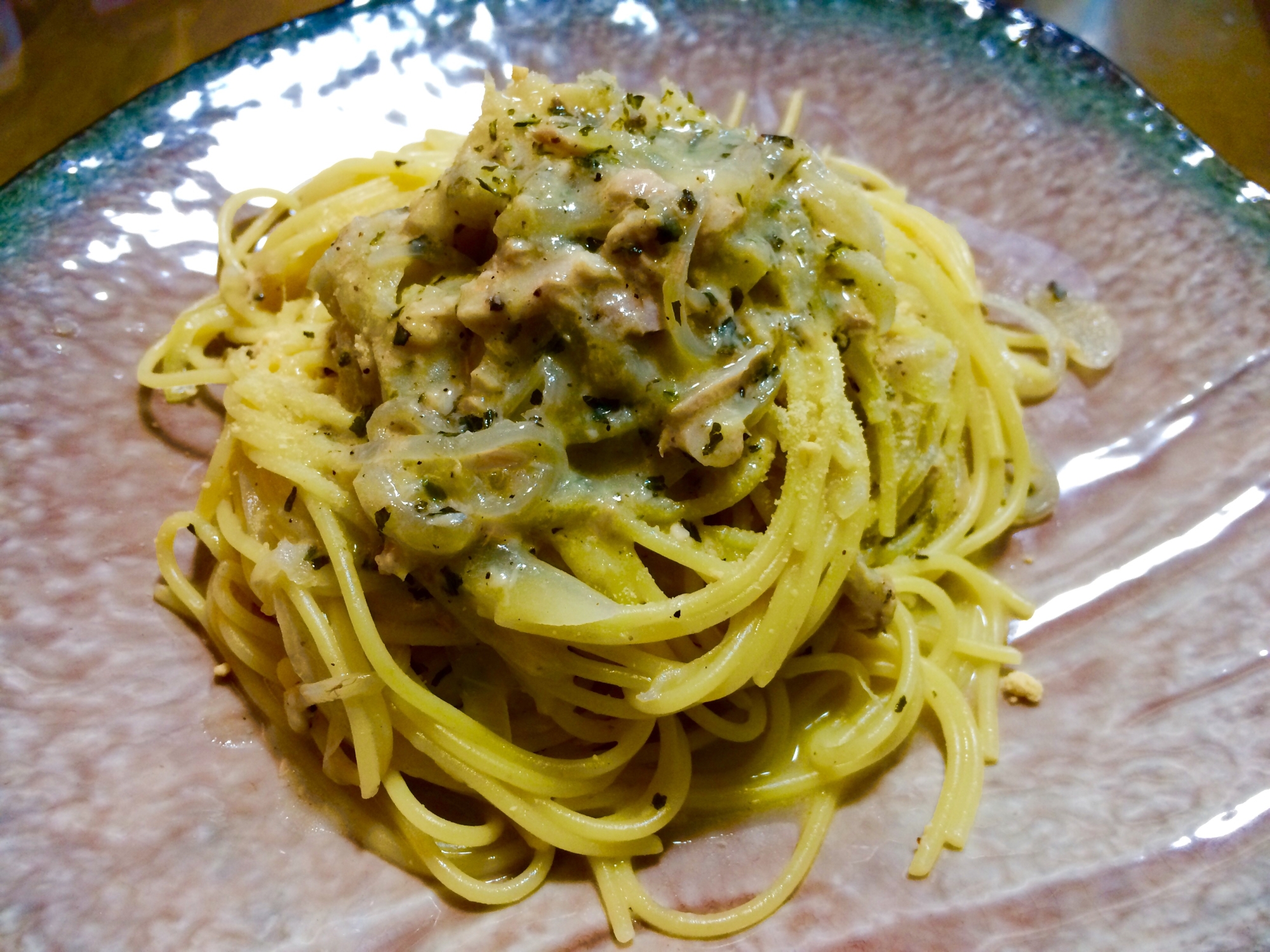 超節約 ツナと玉ねぎの絶品パスタ レシピ 作り方 By べいかー03 楽天レシピ