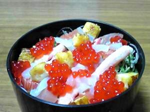 好きな具だけで海鮮丼