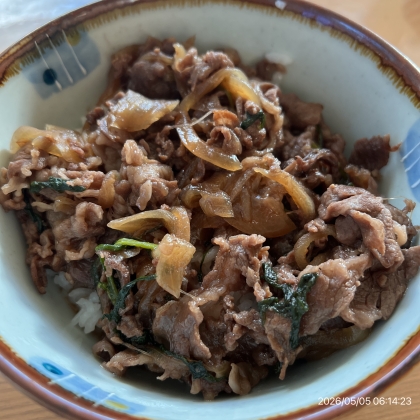 ♪♪吉●家より美味しい？ツユだく吉野家風牛丼♪♪