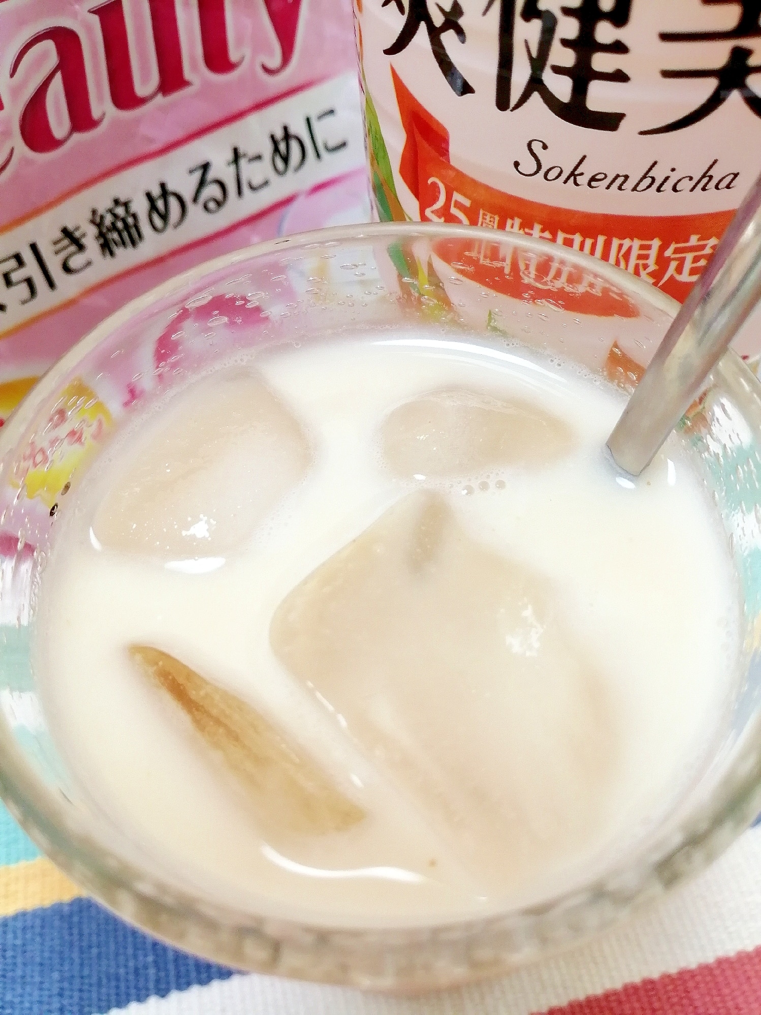 アイス☆爽健美茶プロテインミルクティー♪ レシピ・作り方 by nyan260