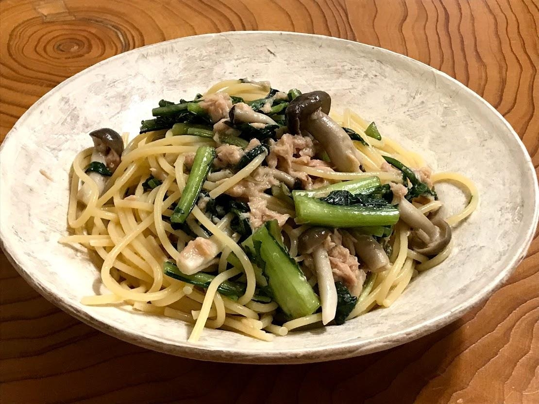 和えて簡単 春菊とツナの和風パスタ レシピ 作り方 By 鶏のから揚げ 楽天レシピ 和えて簡単 春菊とツナの和風パスタ レシピ 作り方 By 鶏のから揚げ 楽天レシピ