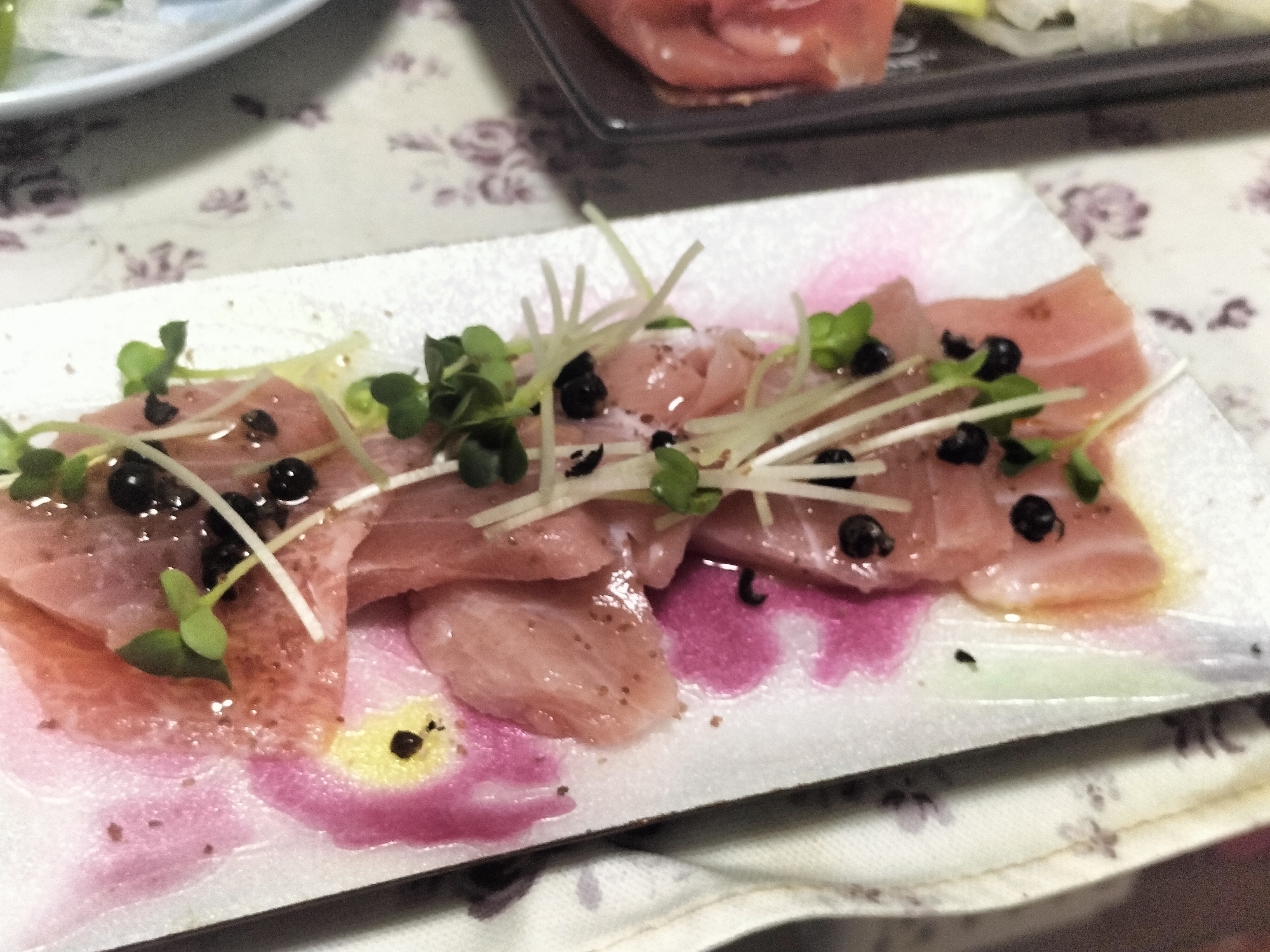 簡単♪マグロのカルパッチョ