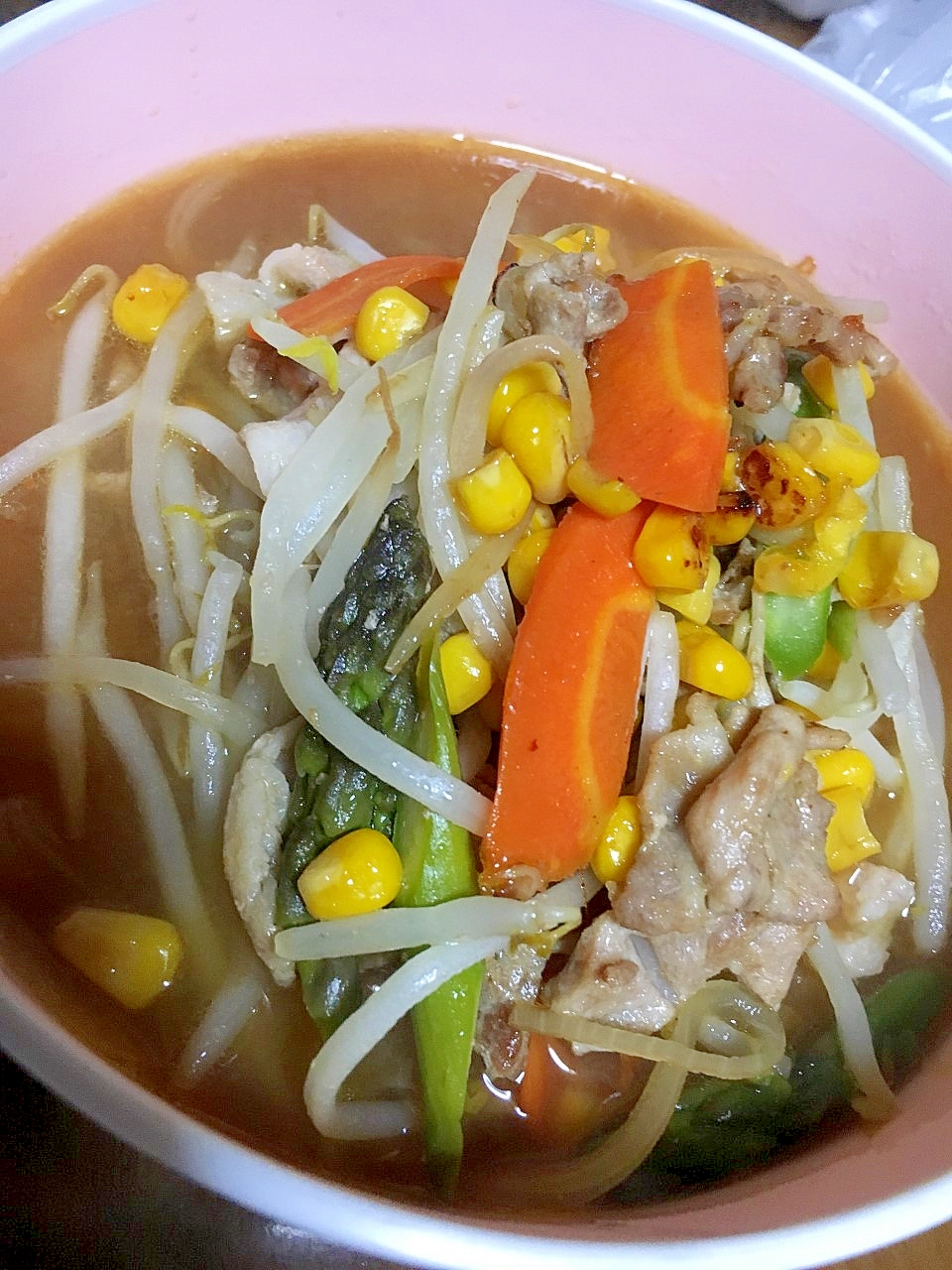 野菜味噌ラーメン