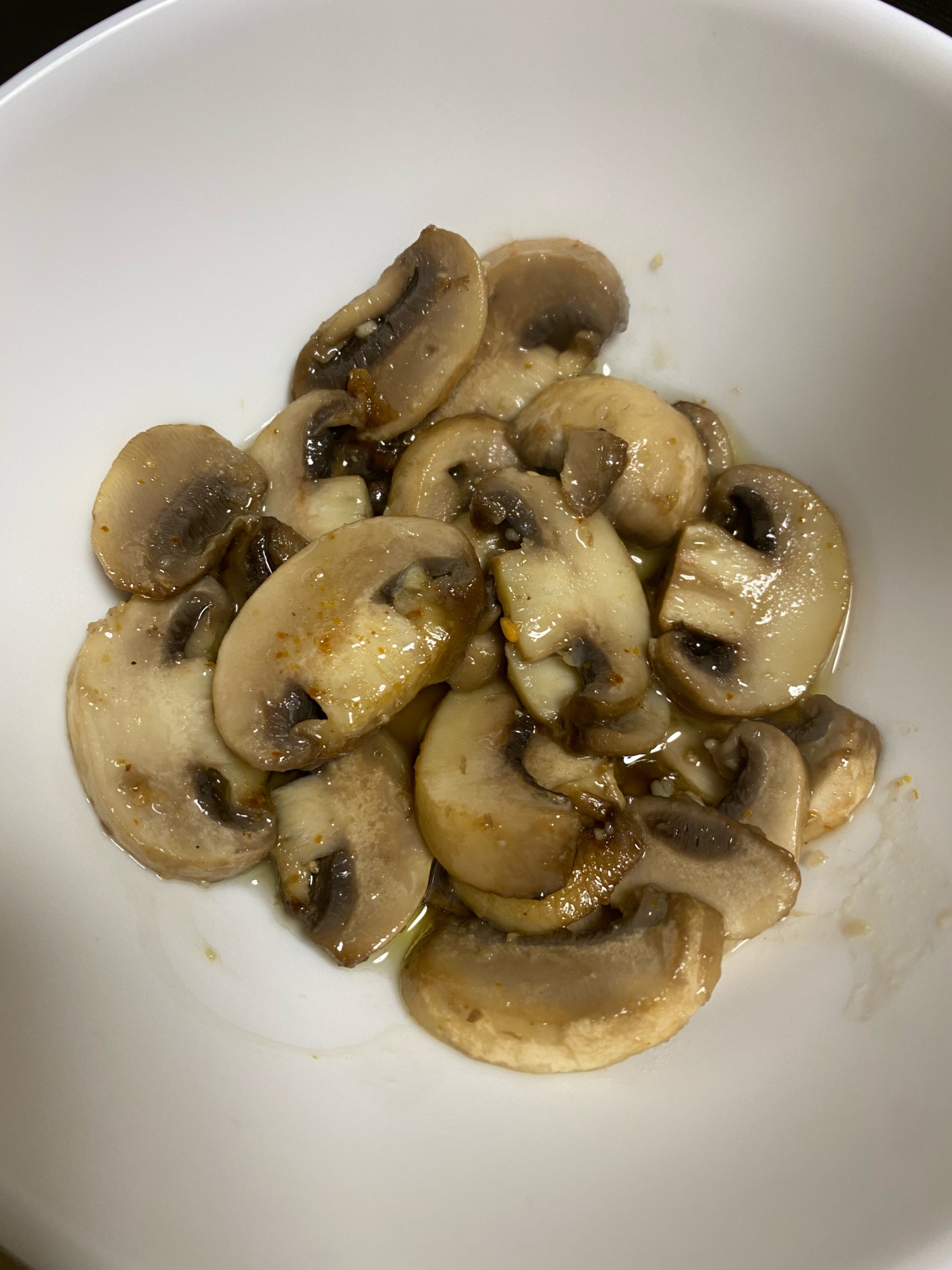 ホワイトマッシュルームのアヒージョ風 レシピ 作り方 By Sarumie 楽天レシピ