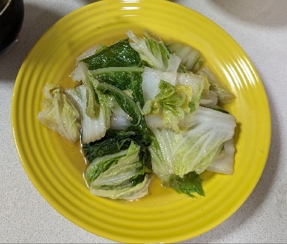 レンジで10分！　白菜のシーチキン蒸し！