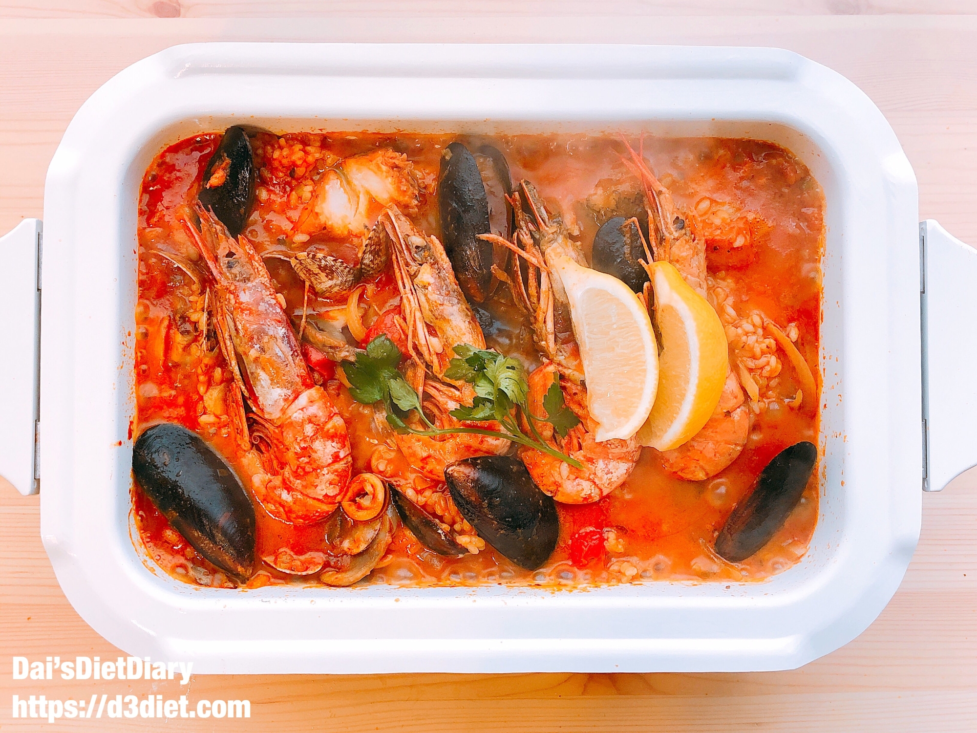 コストコのスープで簡単！海鮮リゾット