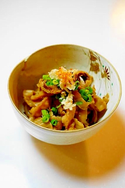 お酒に合うの合わないのって！ホタテ貝のひも甘辛煮