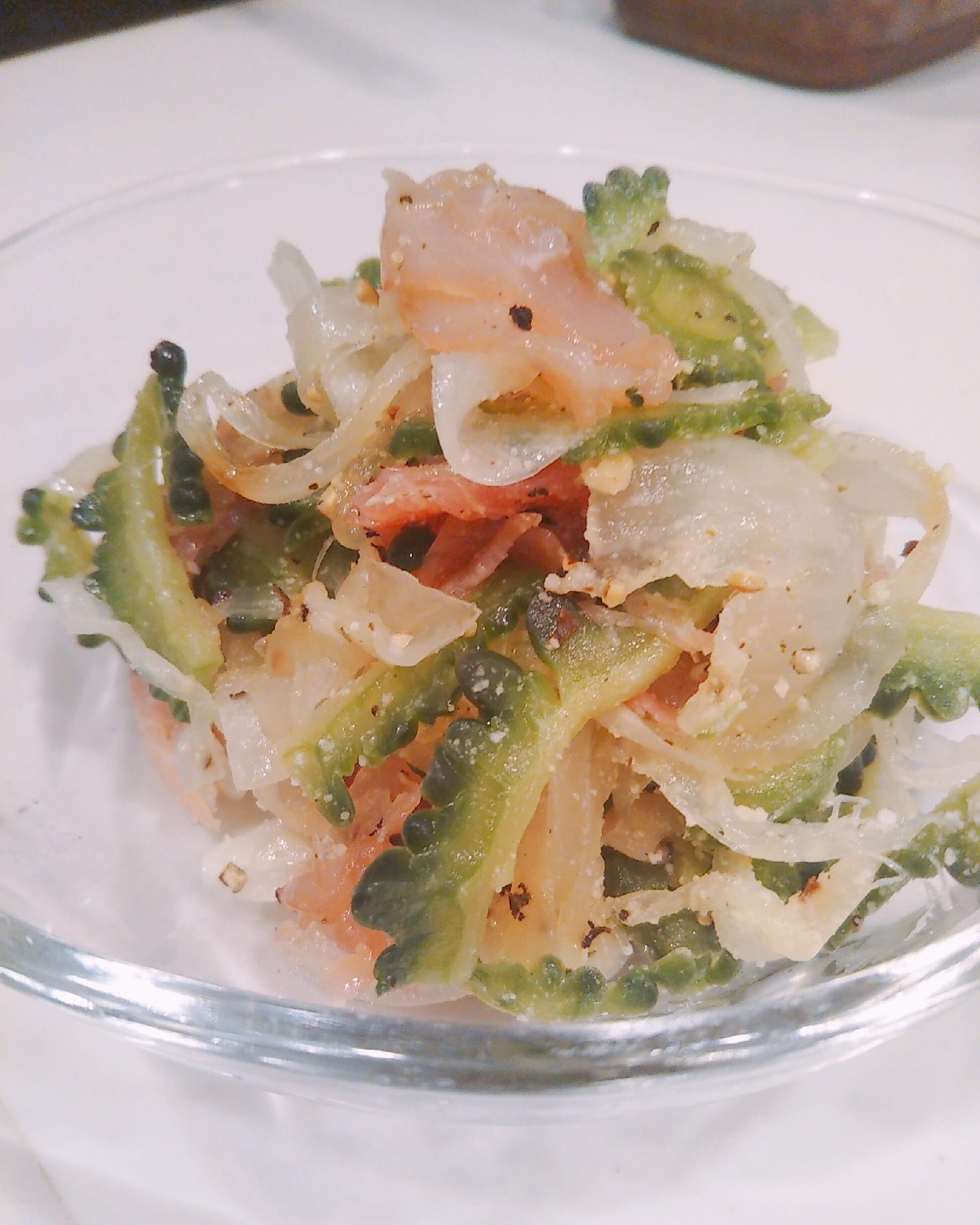 ゴーヤと生ハムのマリネ レシピ 作り方 By Mogu子 楽天レシピ