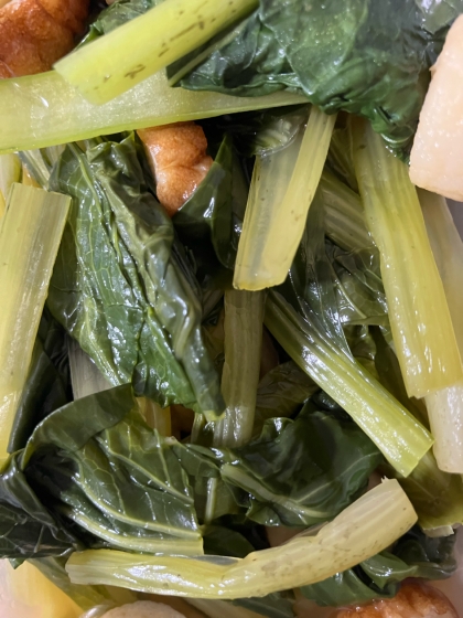 小松菜とちくわの甘辛煮