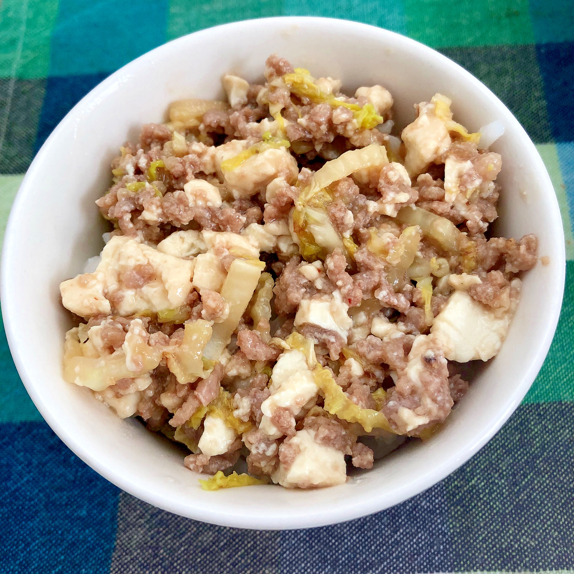 簡単！豆腐と白菜のそぼろ☆彡