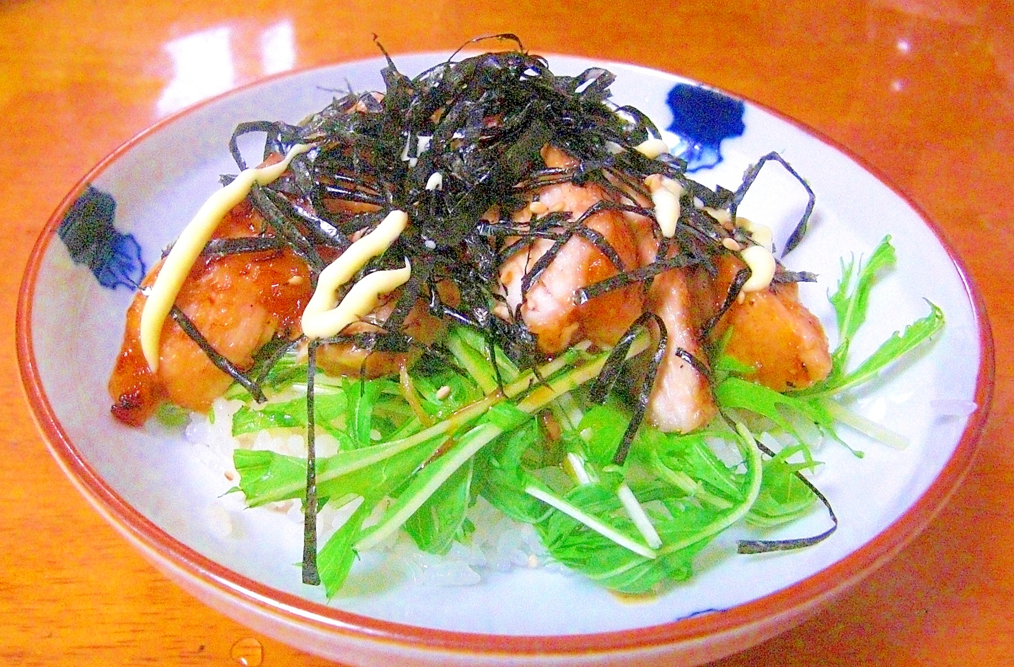 ☆お家でひとりランチ☆　とり照り焼き丼