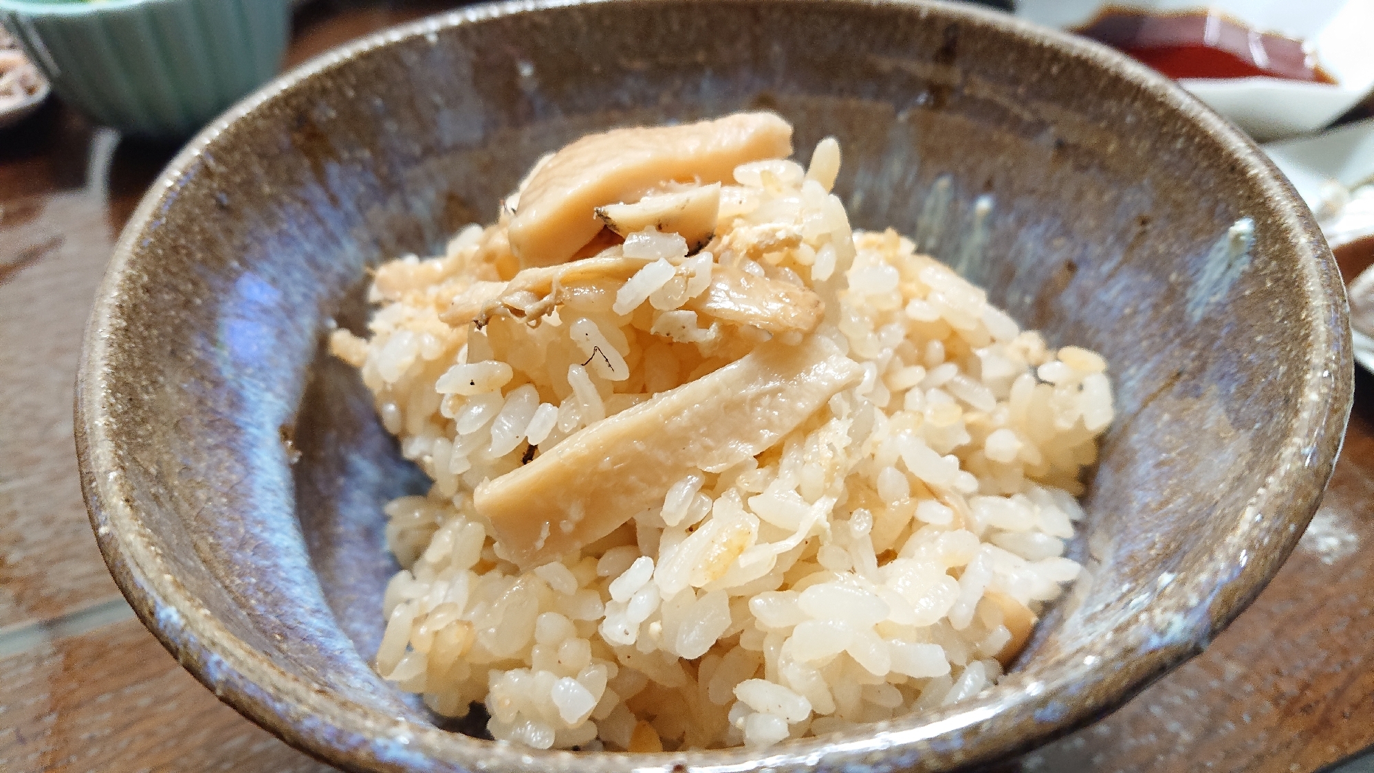 松茸ご飯(餅米入り)