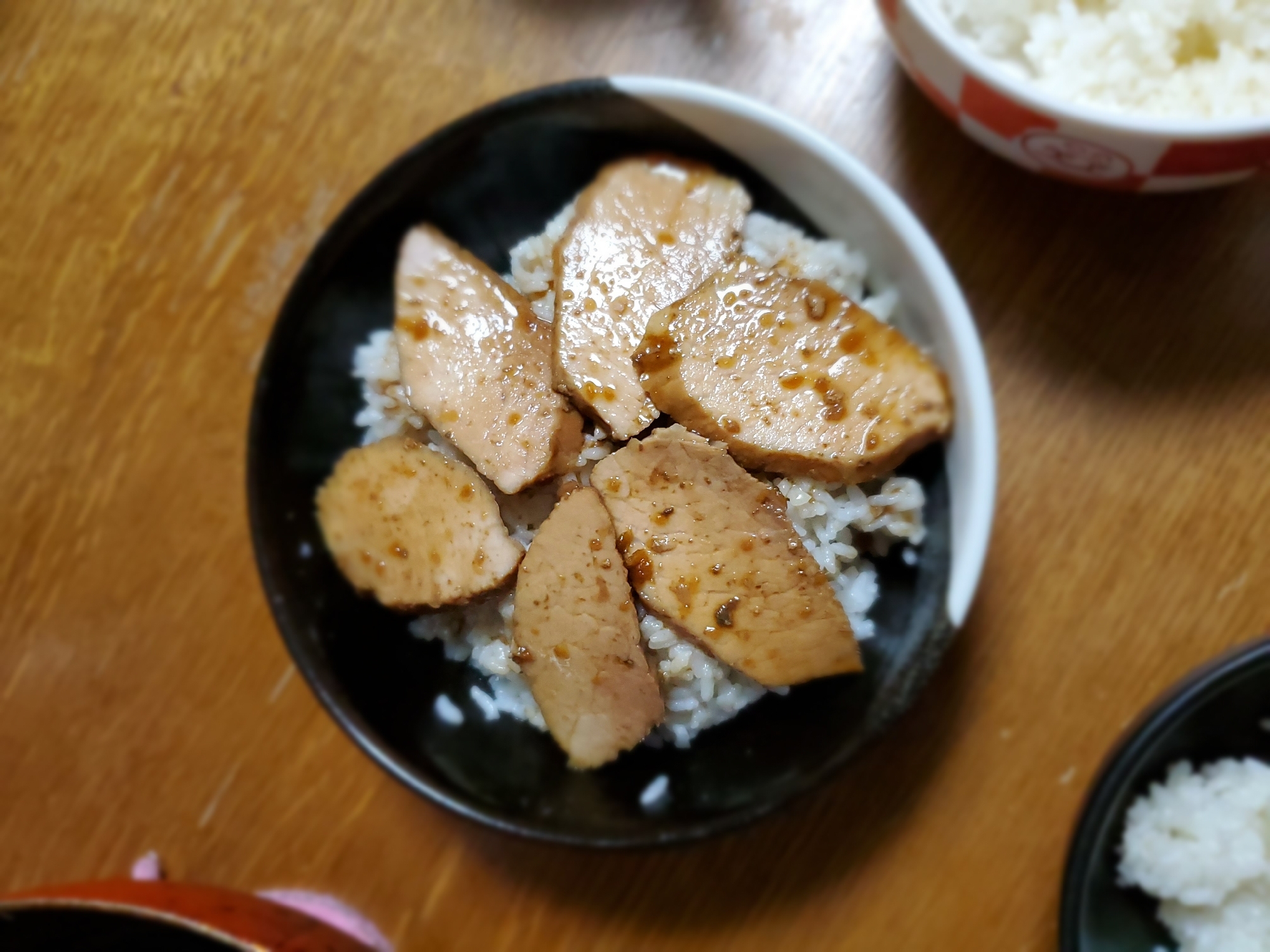 レンジで豚ももブロックのチャーシュー