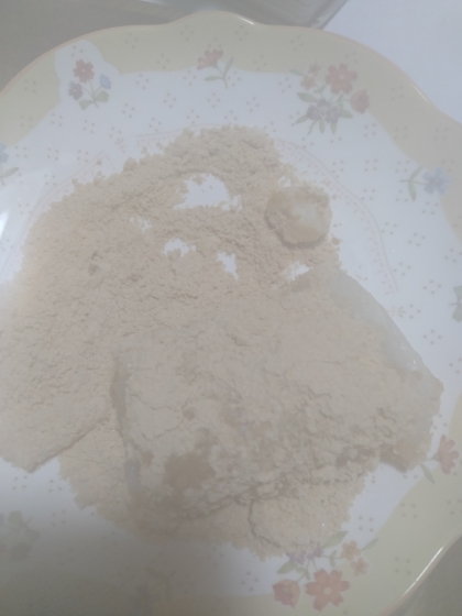 超簡単！レンジであべかわ餅(きなこもち)