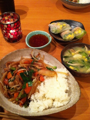 ヨシダソースでつくるバーベキュー丼