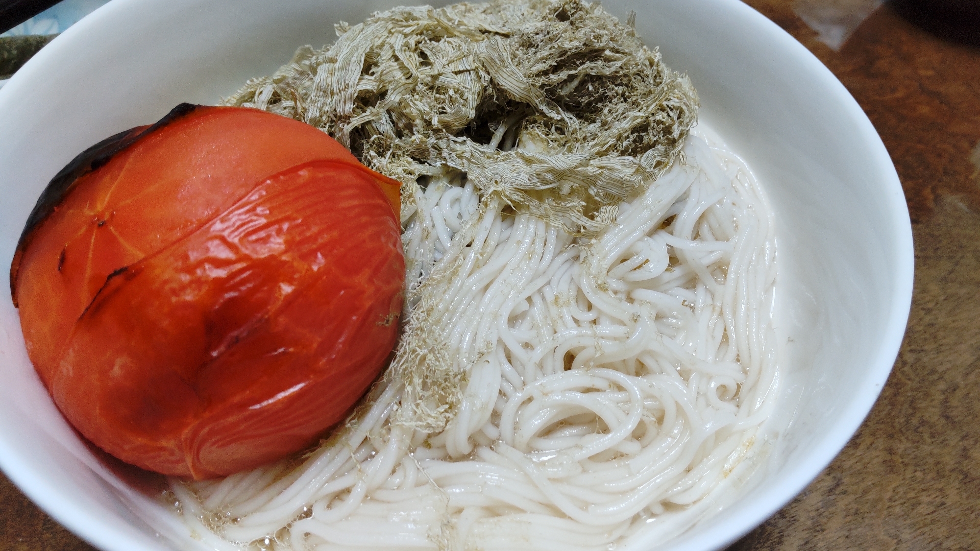 ネバネバトマトそうめん