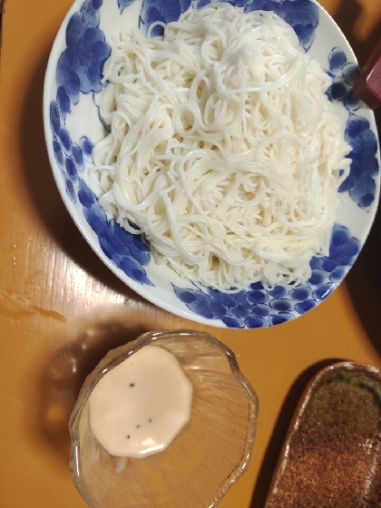 ごまだれで☆そうめん☆