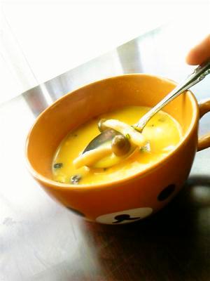 きのことかぼちゃのスープ