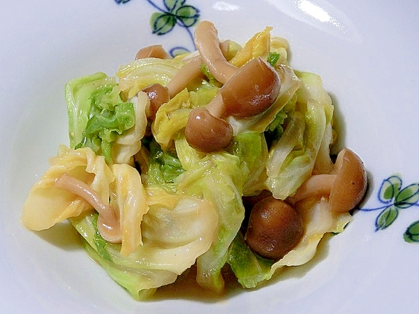 キャベツとしめじの味噌煮