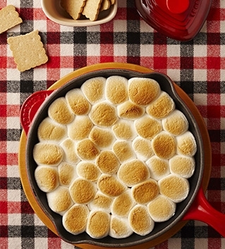 ル クルーゼ公式 スキレット スモア レシピ 作り方 By ル クルーゼ公式ショップ 楽天レシピ