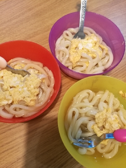 夜食やお酒の後に！直ぐできる優しい味の卵とじうどん