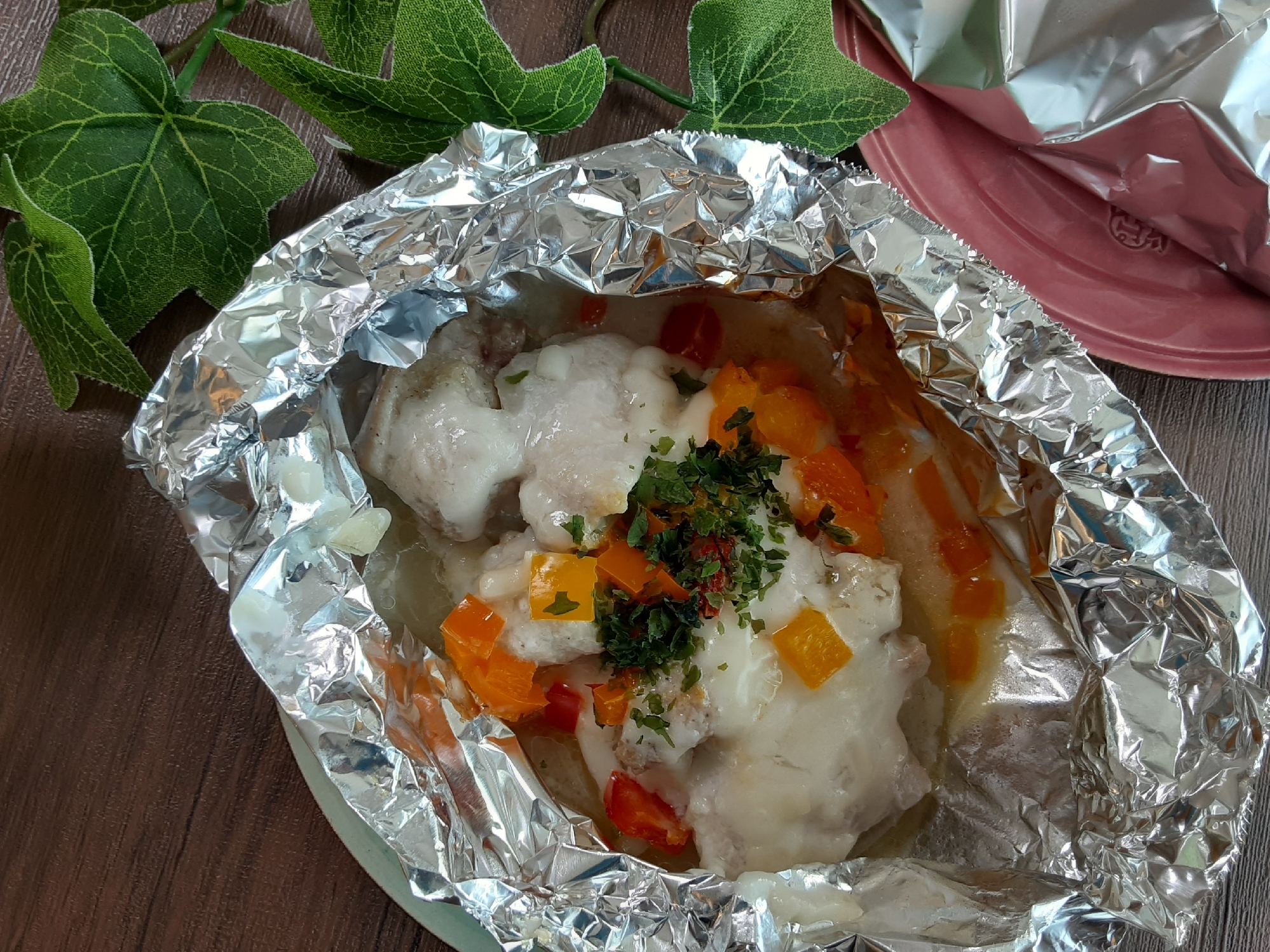 鶏のホイル焼き チーズフォンデュ風 レシピ 作り方 By ちえのん 楽天レシピ 鶏のホイル焼き チーズフォンデュ風 レシピ 作り方 By ちえのん 楽天レシピ