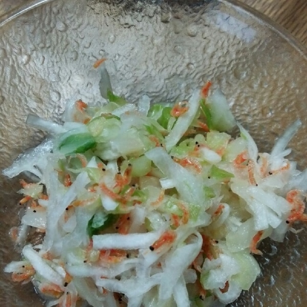大根とキャベツと網海老のサラダ 白だし レシピ 作り方 By 4045g 楽天レシピ 大根とキャベツと網海老のサラダ 白だし レシピ 作り方 By 4045g 楽天レシピ