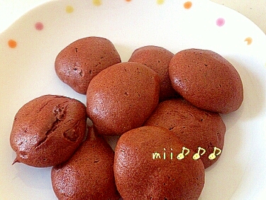 焼きチョコソフトクッキー✿余った卵白を使って♪
