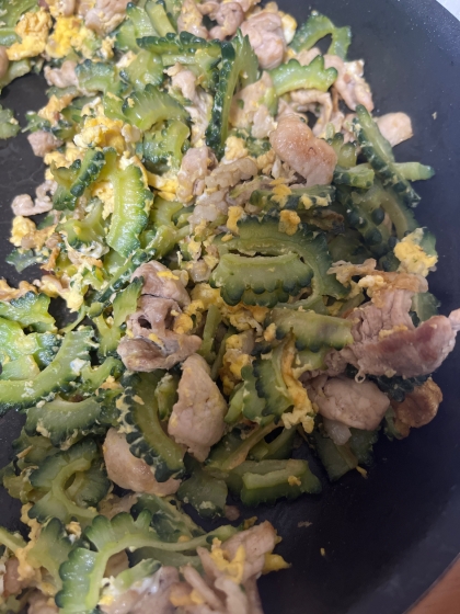 豆腐なし！シンプル簡単♡ゴーヤチャンプル