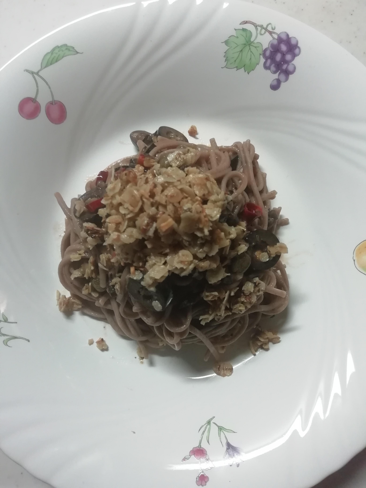 十割蕎麦のプッタネスカ