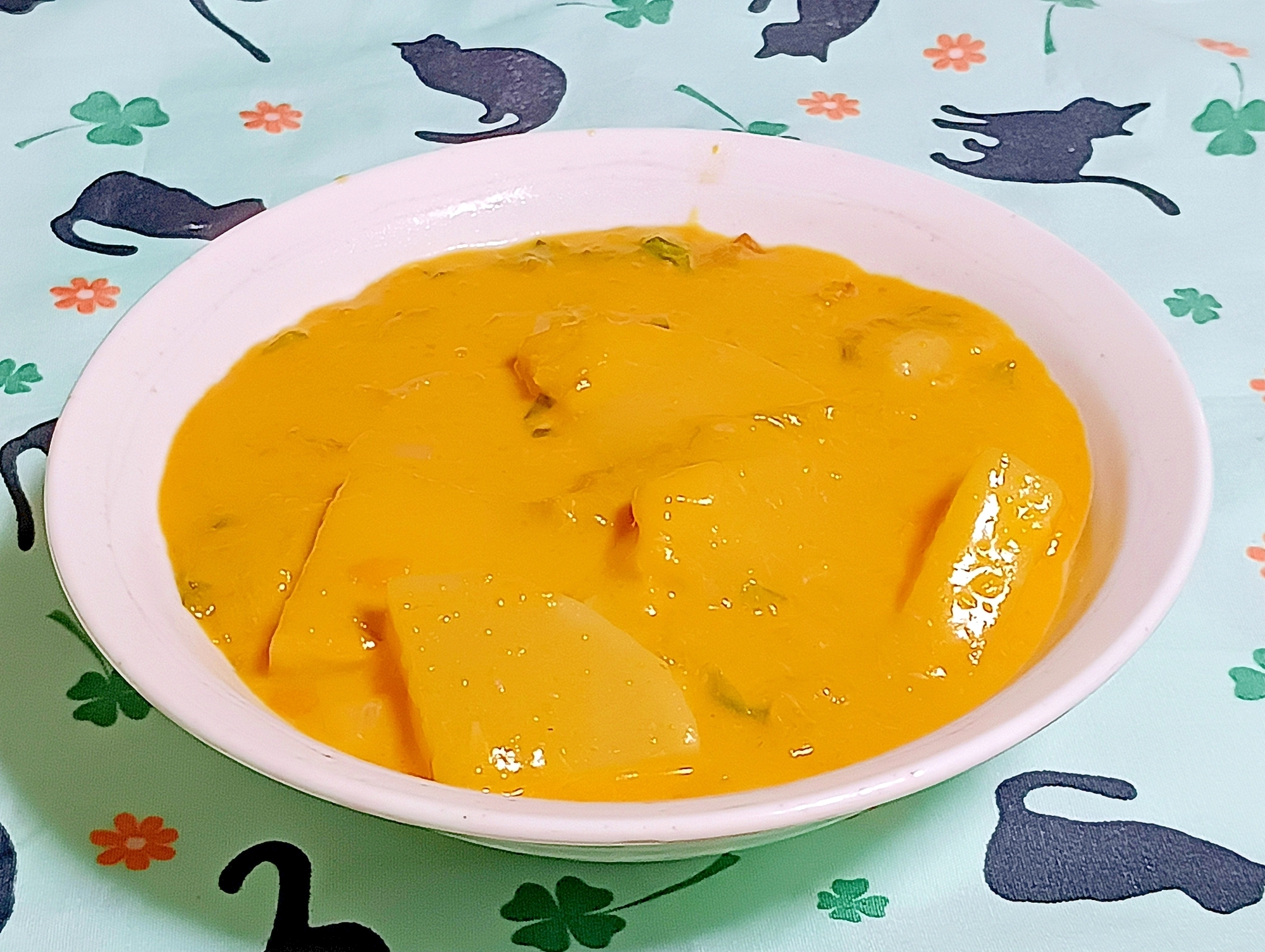 濃厚❤南瓜と大根とツナでコーンクリームシチュー