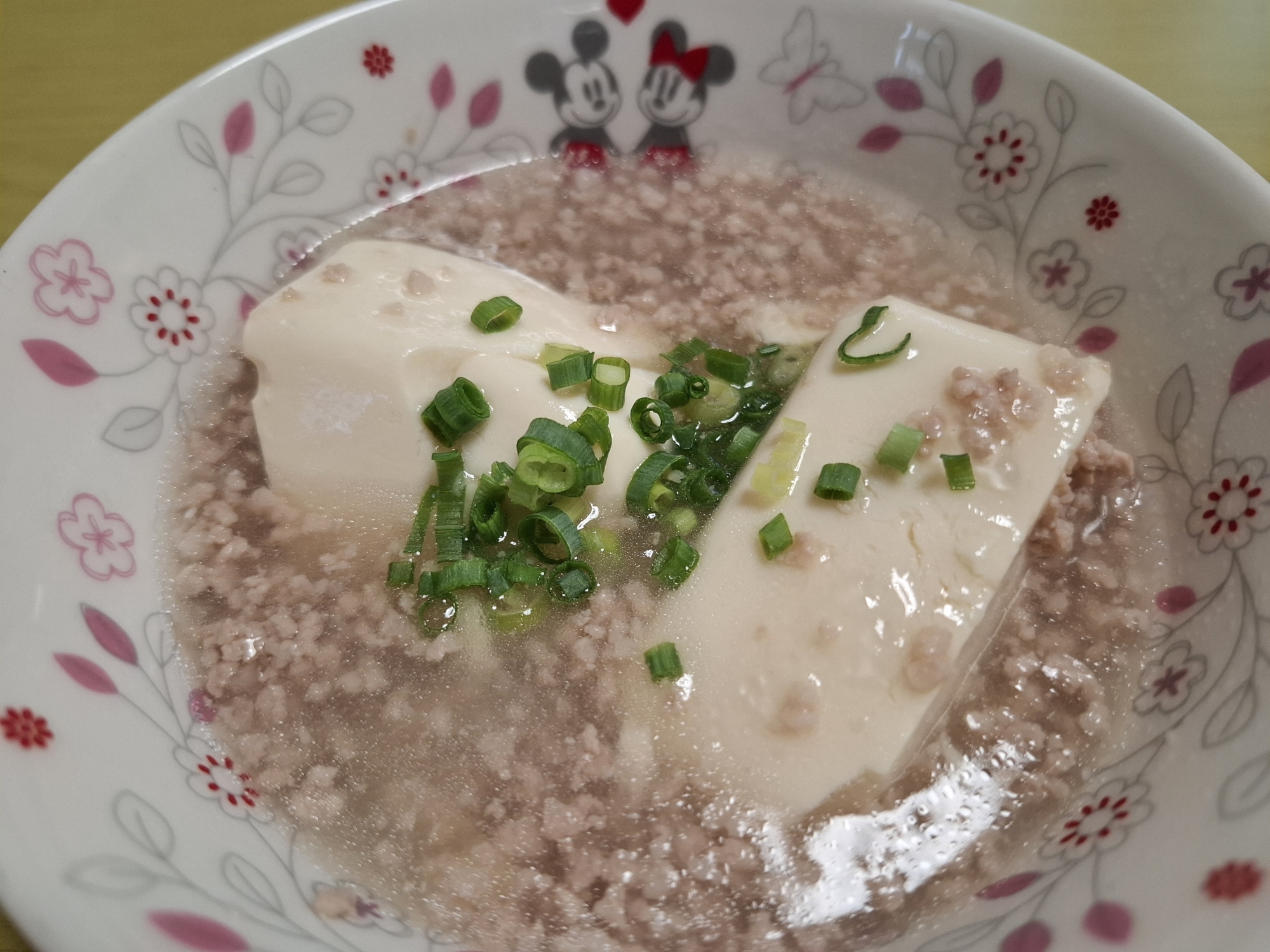 豆腐のそぼろあんかけ