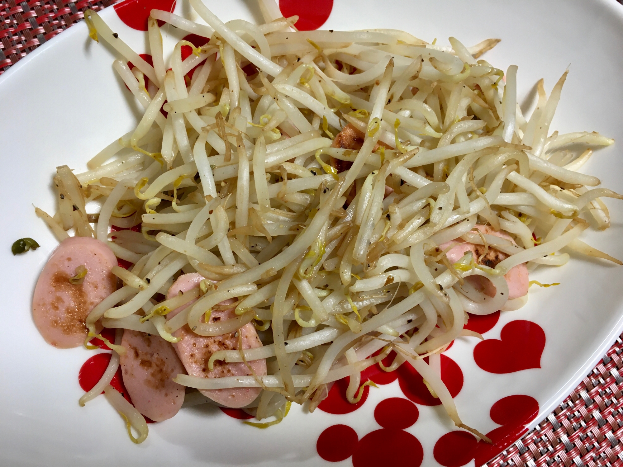 魚肉ソーセージでもやし炒め★