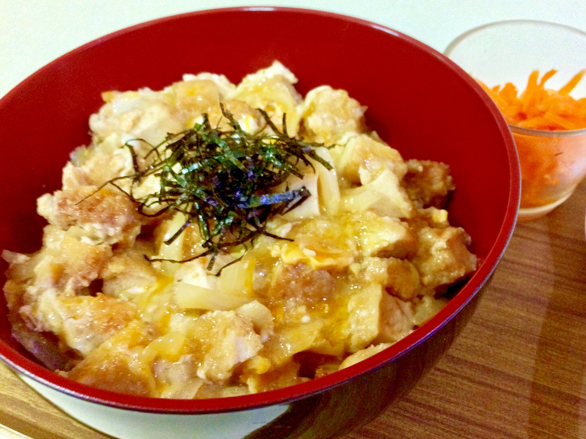 酒 みりん無し シンプルな玉子とじ丼 レシピ 作り方 By マダムそう 楽天レシピ