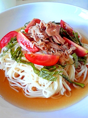 夏のお昼に。サラダ麺